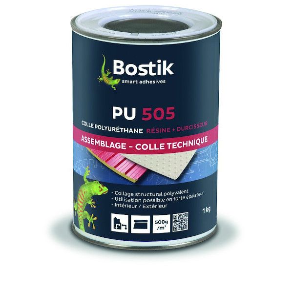 Colle polyuréthane 505 - 1 kg - BOSTIK
