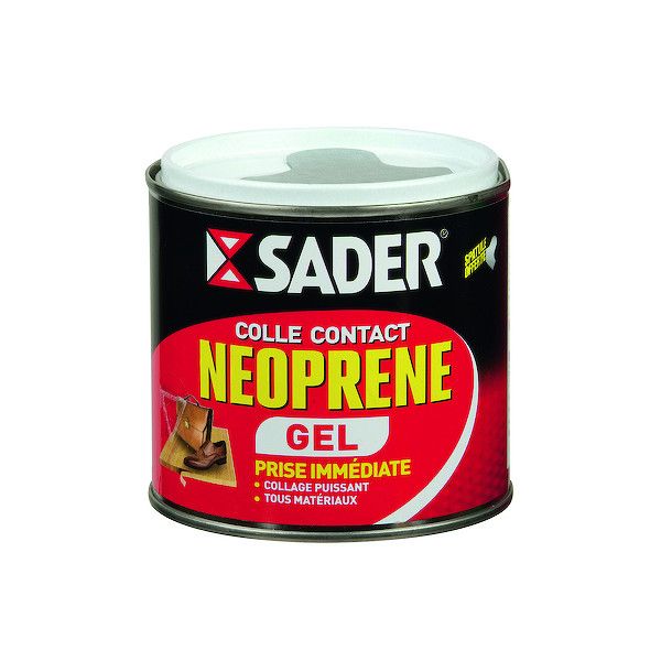 Colle contact néoprène liquide Sader tous matériaux tube de 125 ml