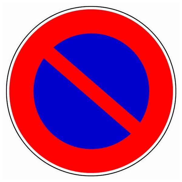 Panneau de signalisation stationnement interdit portail - Provence Outillage