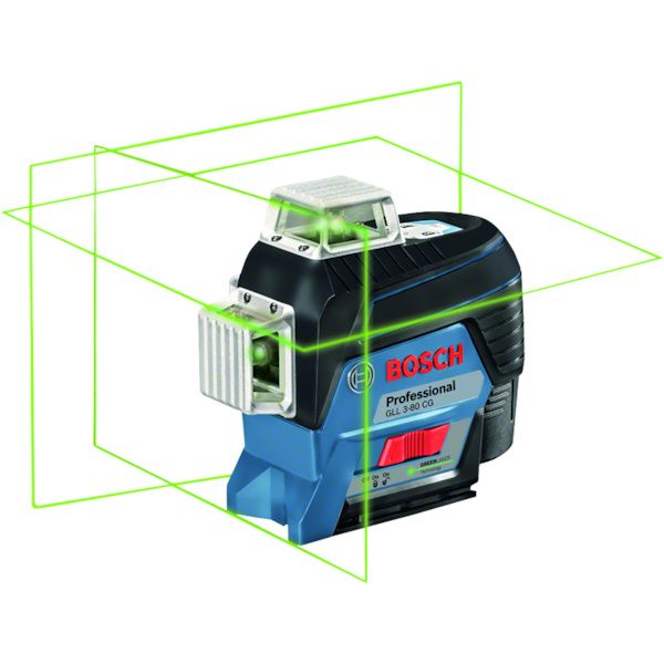 Niveau laser Bosch Professional GLL3-80C Laser à lignes Portée (max.): 120  m