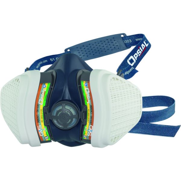 Demi-masque respiratoire colorex multi A1B1E1K1-P3R D - DIN EN 140 et DIN  EN 14387