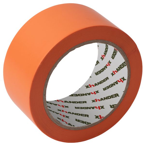 Ruban adhésif bâtiment / multi-usage PVC orange - 50 mm - orange - XHANDER