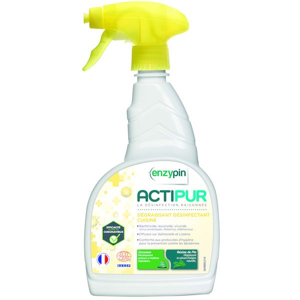 Désinfectant spray Ecocert 4en1 750 mL - Fabriqué en France