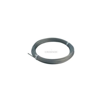 Câble inox 304 pour garde corps et main courante inox - Diamètre du tube :  6 mm - Longueur : 25 mL - CROSO