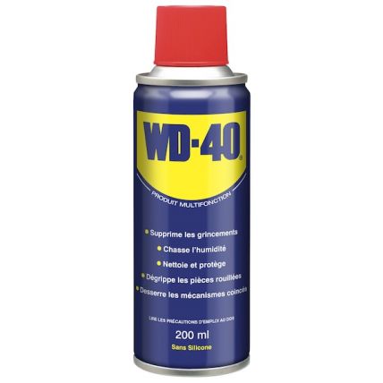 Dégrippant multifonctions WD-40 - 270 ml brut / 200 ml net - aérosol