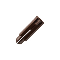 SCELL-IT - Cheville nylon légère universelle crampon® marron pour vis de 4 à 7 mm - boîte de 100 | PROLIANS