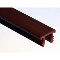 FERCO - Têtière plastique à clipser 8-00815 - longueur : 1000 mm - largeur : 1000 mm - finition : marron | PROLIANS