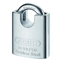 ABUS - Cadenas à clé premier 90/50 aluminium spécial titalium - largeur du coffre : 50 mm - hauteur de l'anse : 22,5 mm | PROLIANS