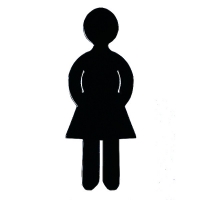 NORMBAU - Pictogramme pct2 nylon - femme - noir | PROLIANS