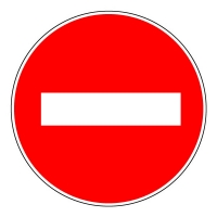 NOVAP - Panneau de signalisation sens interdit - 300 mm | PROLIANS