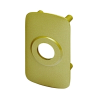 VACHETTE - Contre-plaque de sécurité 4 pour verrou cyclop - entraxe des fixations largeur : 40 mm - entraxe des fixations hauteur : 70 mm | PROLIANS