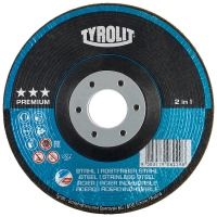 TYROLIT - Meule à ébarber premium rondeller 29ron - Ø 125 mm - Épaisseur 16 mm | PROLIANS