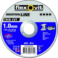 FLEXOVIT - Meule à tronçonner industrial line thin cut - Ø 125 mm - Épaisseur 1 mm | PROLIANS