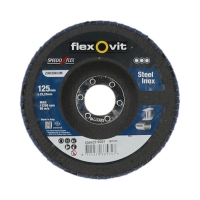 FLEXOVIT - Disque à lamelles speedoflex - Ø 125 mm - grain 60 | PROLIANS