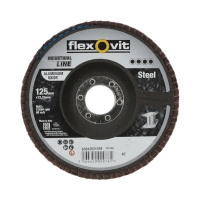 FLEXOVIT - Disque à lamelles industrial line - Ø 125 mm - grain 40 | PROLIANS