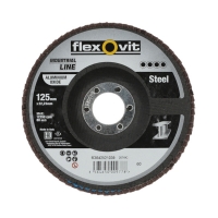 FLEXOVIT - Disque à lamelles industrial line - Ø 125 mm - grain 60 | PROLIANS