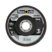 FLEXOVIT - Disque à lamelles industrial line - Ø 125 mm - grain 120 | PROLIANS