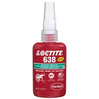 LOCTITE - Colle anaérobie 638 pour fixations des assemblages - 50 ml | PROLIANS