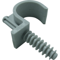 ING FIXATIONS - Crochet de fixation pour gaine ou tube fix-ring simple - diam. 25 mm - boîte de 100 | PROLIANS