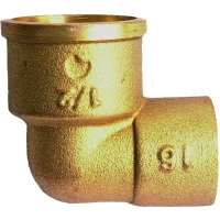 DUMONT - Coude laiton fer-cuivre femelle 90gcu - 3/4'' - 22 mm | PROLIANS