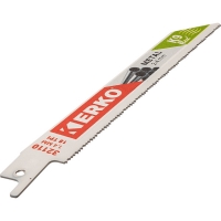 ERKO - Carte de 5 lames de scie sabre lbimetal pour métaux - tubes - pvc - cuivre - zinc - 150x19x0,9 mm | PROLIANS