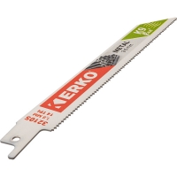 ERKO - Carte de 5 lames de scie sabre lbimetal pour métaux - tubes - pvc - stratifiés - multiplis - 150x19x0,9 mm | PROLIANS