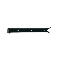 TORBEL INDUSTRIE - Penture droite bout queue de carpe - longueur de penture : 800 mm - section : 35 x 4 mm - diamètre du nœud : 14 mm | PROLIANS