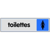 NOVAP - Plaque plastique rigide toilettes femme | PROLIANS