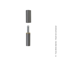 FAURE ET FILS - Paumelle maroc acier grenaille bague laiton - 100 mm | PROLIANS