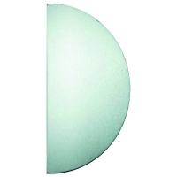 DUVAL-BILCOCQ - Plaque demi-lune de propreté inox 11-0520-86 - 300 x 150 mm - 8620 | PROLIANS