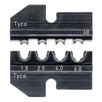 KNIPEX - Profil de sertissage 50 x 11 mm pour connecteurs tyco 1,5 à 6 mm² | PROLIANS
