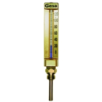 DISTRILABO - Thermomètre type 32 droit 0/120°c - vertical - 63 mm | PROLIANS