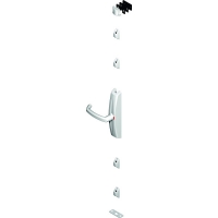 LA CROISEE DS - Crémone pompier dualis 7211 à poignée rotative - finition : blanc ral 9016 - hauteur : 2,5 m - sens : réversible - section de tringle : 12 mm | PROLIANS