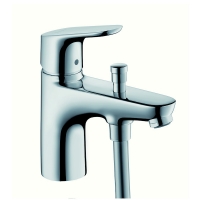 HANSGROHE - Mitigeur de bain douche focus - finition : chromé - combiné de douche : non - longueur du bec : 130 mm | PROLIANS