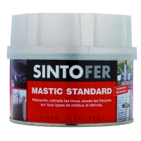 SINTO - Mastic polyester sintofer standard - 330 g - blanc | PROLIANS