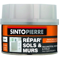 SINTO - Mastic polyester pour réparations sintopierre - 170 ml - blanc | PROLIANS