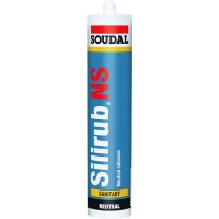 SOUDAL - Mastic silicone sanitaire silirub ns - 300 ml - blanc brillant | PROLIANS