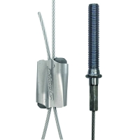 GRIPPLE - Câble acier de suspension hf express n2 filete - diamètre de raccordement : 8 mm - longueur : 2 m | PROLIANS