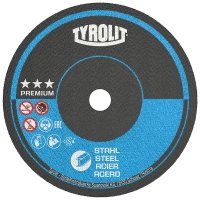 TYROLIT - Meule à tronçonner premium 41 - Ø 75 mm - Épaisseur 1 mm | PROLIANS