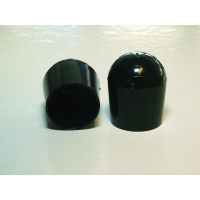 BOUILLER PLASTIQUES - Embout couvrant pour tube rond polyéthylène noir - d 12 mm - noir | PROLIANS