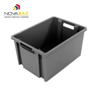 NOVAP - Bac de manutention novabac - contenance : 30 l - dimensions (l x p x h) : 470 x 346 x 255 mm - coloris : gris | PROLIANS