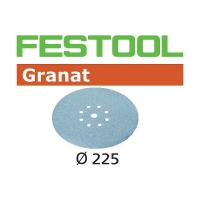 FESTOOL - Disque abrasif appliqué granat stf d225/8 - Ø 225 mm - grain 240 | PROLIANS