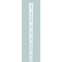 XHANDER - Crémaillère perforée simple perforation acier - coloris : blanc - hauteur : 96 cm - pas : 32 mm | PROLIANS