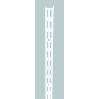 XHANDER - Crémaillère perforée double perforation acier - coloris : blanc - hauteur : 96 cm - pas : 32 mm | PROLIANS