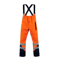 T2S - Pantalon haute visibilité orange/marine cap horn 2 - l | PROLIANS