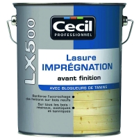 CECIL PRO - Lasure imprégnation lx 500 - 3 l - incolore | PROLIANS