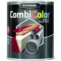 RUST-OLEUM - Peinture combicolor multi-surface - 0,75 l - rouge vif ral 3000 | PROLIANS