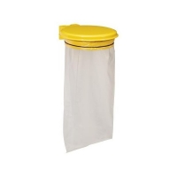SN ROSSIGNOL - Support de sac poubelle à fixer collecmur - 110 l - jaune colza ral 1021 | PROLIANS