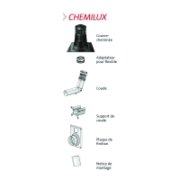 UBBINK - Kit fumisterie pour raccordement de chaudière chemilux - noir | PROLIANS