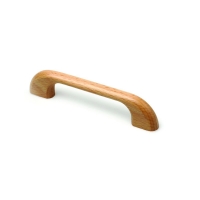 XHANDER - Poignée de meuble bois burgos - finition : hêtre verni - entraxe : 96 mm - longueur : 116 mm | PROLIANS